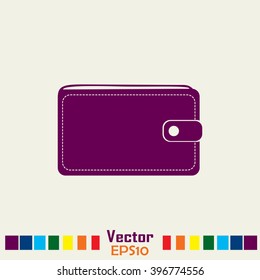 Vector wallet for cards and money