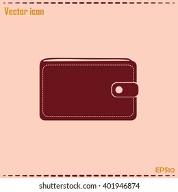 Vector wallet for cards and money