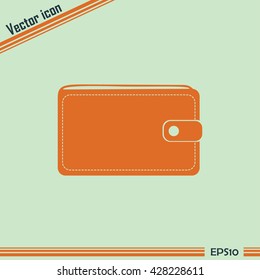 Vector wallet for cards and money