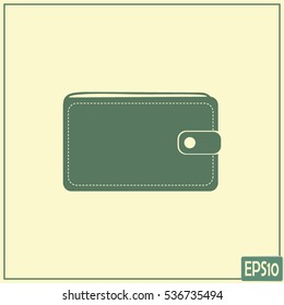 Vector wallet for cards and money