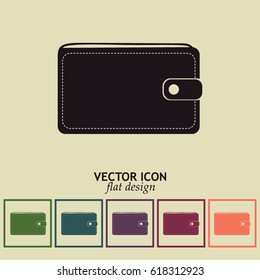 Vector wallet for cards and money