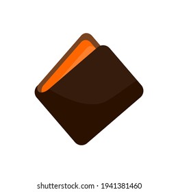 vector wallet cryptocurrency simple minimalist