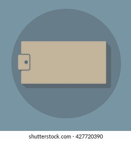 Vector Wallet flat illustration.wallet icon drawing