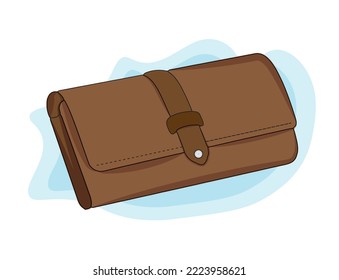 Vector wallet icon isolated on white background. finance mobile app icon design template