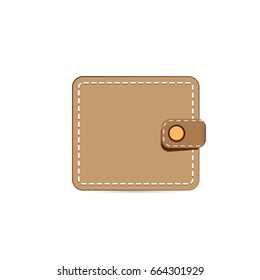 vector wallet icon isolated on white background. finance mobile app icon design template