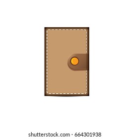 vector wallet icon isolated on white background. finance mobile app icon design template
