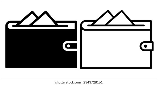 ICONO DE SERVICIO DE PARED VECTOR EN VERSIÓN DE RELLENO Y RETRASO