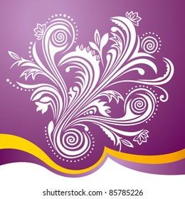 vector wallpaper background with seamless elements and decorations