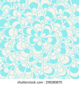 Vector wallpaper with drops. Abstract hand drawn background with doodle elements. Background for textile, print or wrapping paper.