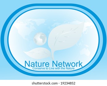 vector wallpaper, ecology frame series design