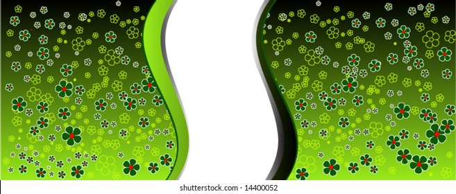 vector wallpaper with flowers