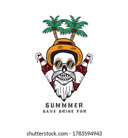 cráneo de logotipo vectorial y de papel tapiz