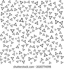 Vector wallpaper of many black geometric shapes and abstract circles