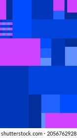 Vektorhintergrund-Pixel, blauer Pixel, Vektorgrafik EPS10