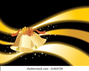 vector wallpaper of two bell