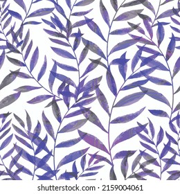 fondo de patrón de hoja floral sin soldadura vectorial wallpeper extensible