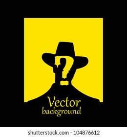 vector wanted poster image - vector illustration