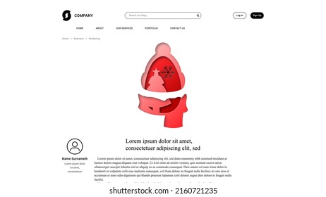 Vector de ropa abrigada en el estilo de arte de papel