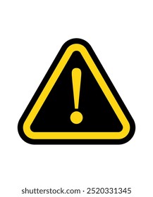 a vector warning exclamation mark
