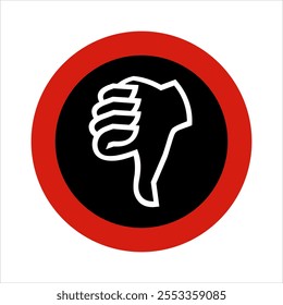 Vector warning signs for public safety and security