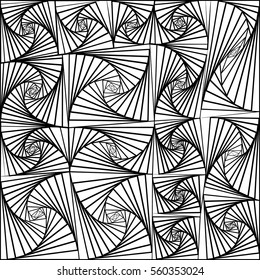 Vector warped lines background.