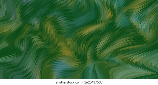 Vector warped lines colorful background. Modern abstract creative illustration with multicolored variable width stripes. Twisted stripes optical illusion. Moire waves. 