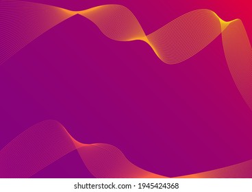 Vector warped lines colorful background. Modern abstract creative backdrop with colorful variable width stripes. Twisted stripes optical.
