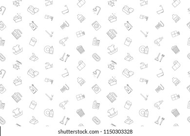 Vector Washing pattern. Washing seamless background