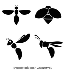 vector wasp logo icon template design