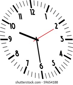 Vector of watch icon over white background