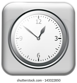 Vector Vigila Icono para aplicaciones. Todas las capas organizadas 
