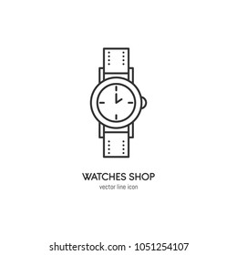 Vector Watches icon in trendy linear style