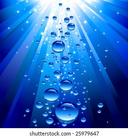 Vector water background