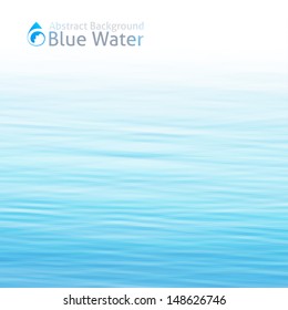 vector water background with drop icon