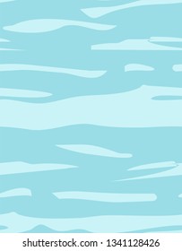 Vector water background. Seamless vector abstract background. Blue brush strokes. Template for cards, packaging, textiles and other uses.