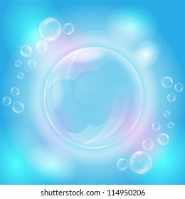 vector water bubbles