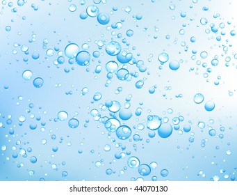 Vector water bubbles