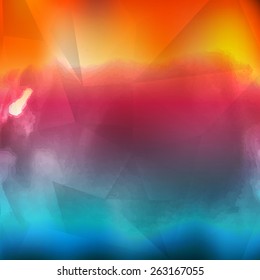 Vector water color cloud. There is blank place for your text.