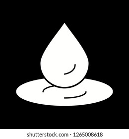 vector water drop icon 