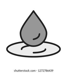 vector water drop icon 
