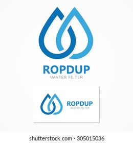 Vector Water Drop Logo