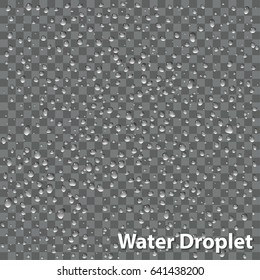 Vector Water Droplet Overlay | EPS10 Vector