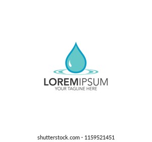 Vector of water droplets. water drops simple icon