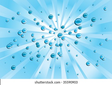 vector water drops