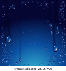 Blue Water Drops Background High Res Stock Images Shutterstock