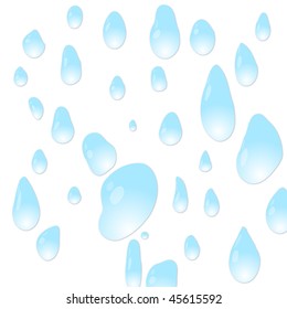 Vector water drops background for design use