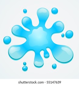 Vector water drops - eps10 vector