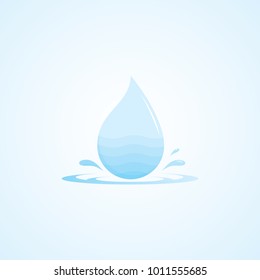 vector water drops icon