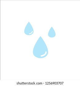 Vector water drops icon