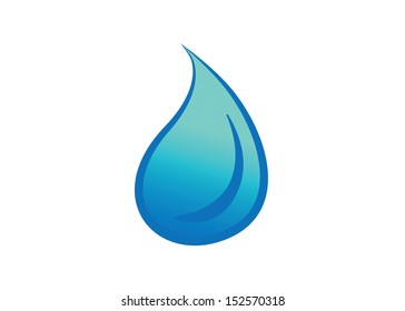 Vector Water Drops Icon 